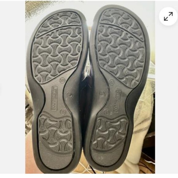 Footprints Birkenstock Strap Brown Leather Loafer Shoes Women's 39 L 8 - Picture 5 of 7